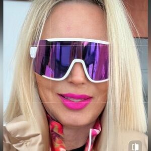 SMITH Purple and White Sunglasses 🕶️ via ⛷️⛷️⛷️⛷️ Wildcat